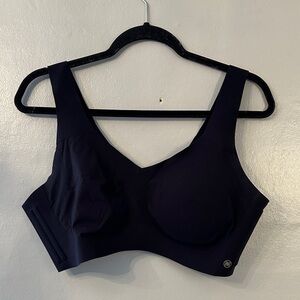 Honeylove women’s pullover 1x black wireless bra